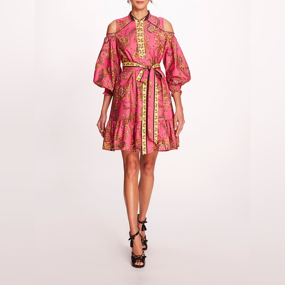 Marchesa Rosa Iris Mini Dress, size 2